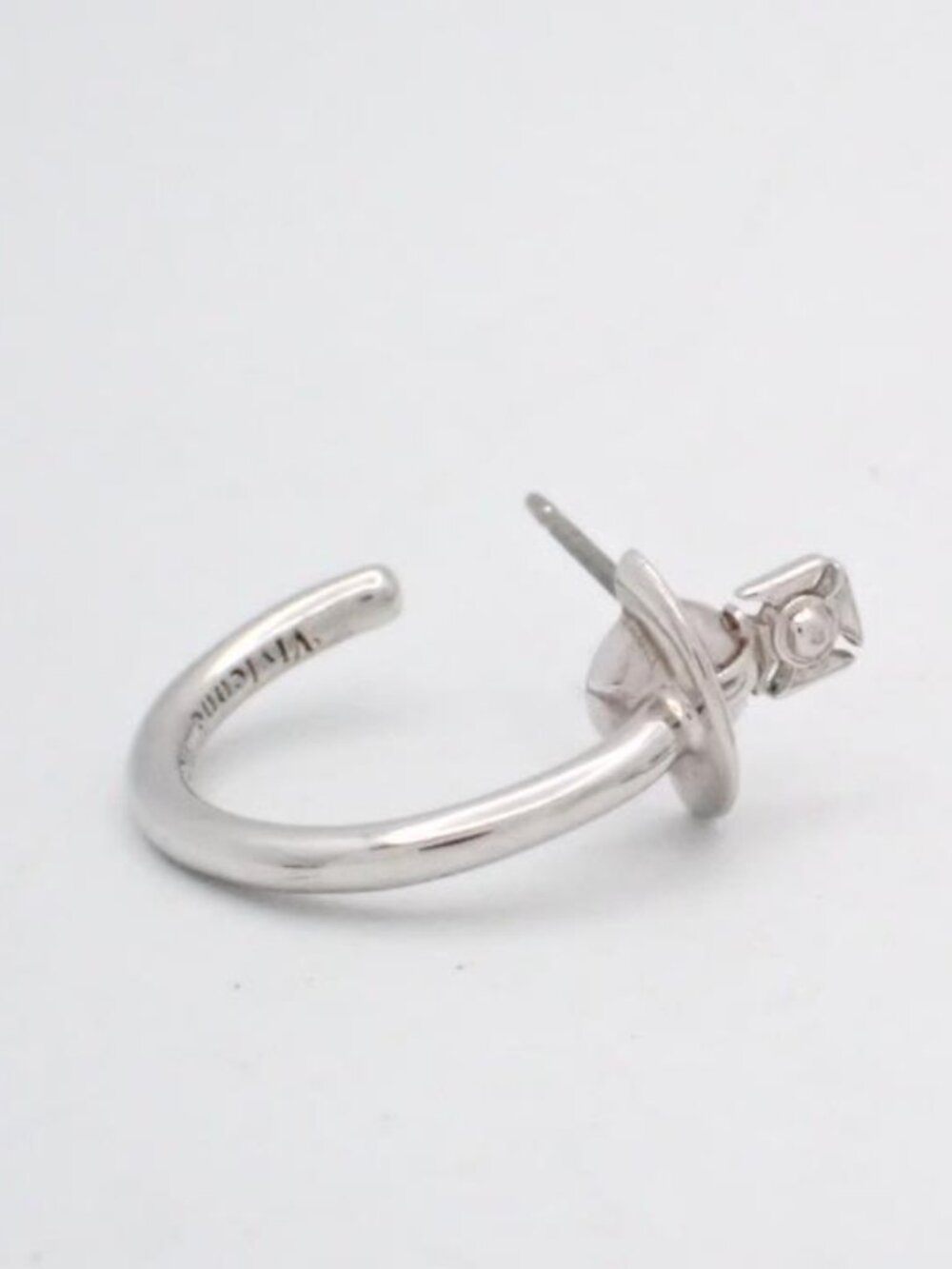 Vivienne Westwood Orb Hoop Earrings (missing one back)